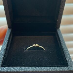 Ring Concierge Twin Diamond Ring 14k Yellow Gold